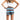 Chi Chi Sport women's running shorts featuring a grey Chicago flag design with light blue stripes and red stars.