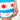 Chi Chi Sport women's running shorts featuring the Chicago flag design with red stars and blue stripes