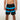 Chi Chi Sport The Lake Effect 7 inch athletic shorts featuring a black base with blue stripes and red Chicago stars.