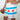 Chi Chi Sport white athletic shorts featuring blue stripes and red stars from the Chicago flag, 5-inch inseam.