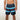 Chi Chi Sport lightweight navy blue athletic shorts featuring the Chicago flag design with light blue stripes and stars