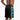 Chi Chi Sport Shamrock Chicago Flag basketball shorts in black and green with side shamrock pattern and pockets