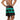 Chi Chi Sport men's black running shorts with green shamrock print and side pockets, 5-inch inseam back view