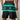 Chi Chi Sport men's black running shorts with green shamrock and Chicago flag stripe pattern, 7-inch inseam.